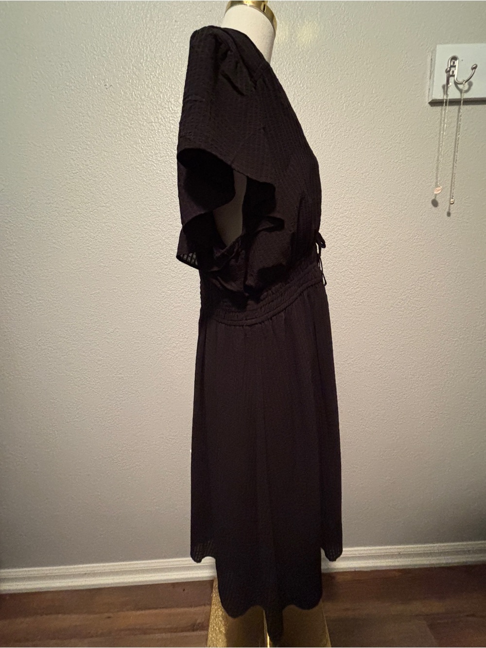 Maurices Black V-Neck Flutter Sleeve Tunic - Picture 11 of 15